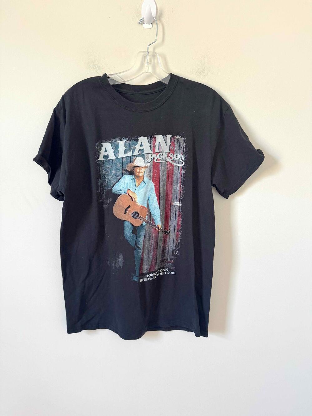 Allen Jackson 2018 Honky Tonk Highway Tour Band T-Shirt Black